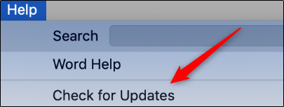 check for microsoft update on a mac